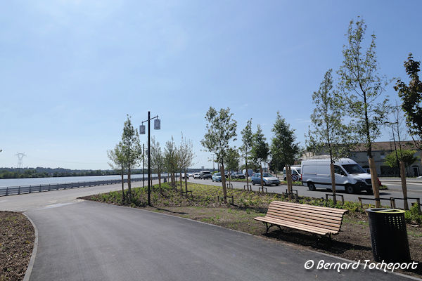Aménagement accès Bordeaux pont Simone Veil | Photo Bernard Tocheport