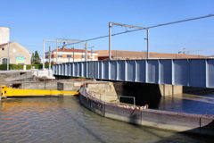 Mécanisme du pont tournant de Bordeaux | Photo Bernard Tocheport