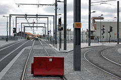 Bordeaux fermeture voie d'accès au pont tournant | Photo Bernard Tocheport