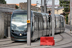 Bordeaux voie secondaire pour le tram aux bassins à flot | Photo Bernard Tocheport