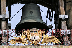 La Grosse Cloche Armande Louise et le blason de la ville de Bordeaux | Photo Bernard Tocheport