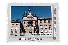 Timbre poste Grosse Cloche de Bordeaux