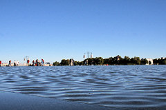 Vagues sur le miroir d'eau -  photo 33-bordeaux.com