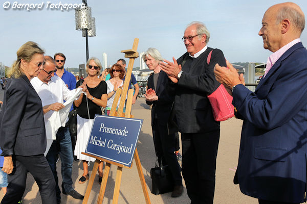 Bordeaux inauguration de la Promenade Michel Corajoud | Photo Bernard Tocheport