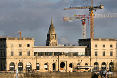 Bordeaux Bastide : ancienne gare d'Orléans et église Sainte Marie