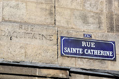 Bordeaux rue d'Aquitaine ancien nom rue Sainte Catherine | Photo Bernard Tocheport