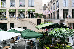 Bordeaux promenade Sainte Catherine sur 2 niveaux | Photo Bernard Tocheport