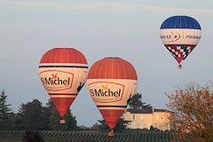 Envol des montgolfières Saint Michel et Primagaz