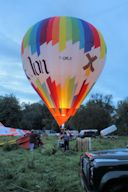 Montgolfiades de Saint Emilion : premier envol