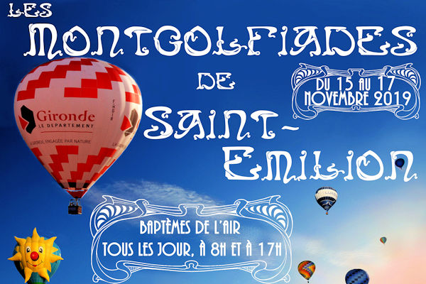 Montgolfiades de Saint Emilion 2019 | 33-bordeaux.com