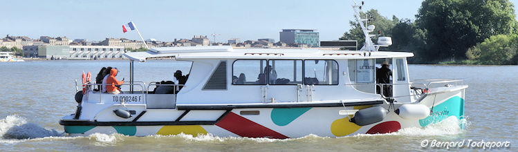 L'Avocette navette fluviale Bordeaux | Photo Bernard Tocheport
