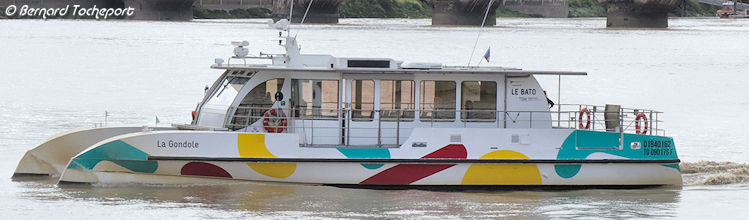 La Gondole navette fluviale Le Bato | Photo Bernard Tocheport