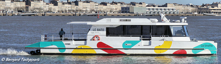 La Linotte navette fluviale Le Bato | Photo Bernard Tocheport