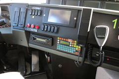 Equipements du poste de conduite du BHNS Van Hool  | photo 33-bordeaux.com