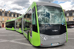 BHNS Présentation du METTIS de Metz place de la Victoire à Bordeaux   | photo 33-bordeaux.com