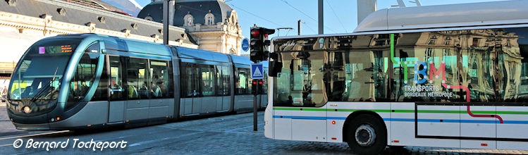 Bus TBM et Tramway de Bordeaux Métropole