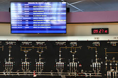 Ecran gestion des messages central sous station gare Saint Jean Bordeaux | Photo Bernard Tocheport