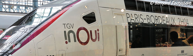 Rame inaugurale LGV Paris Bordeaux TGV Inoui