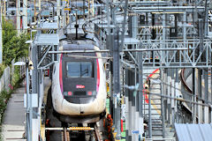 Gare Saint Jean Bordeaux TGV Océane en cours d'entretien | Photo Bernard Tocheport