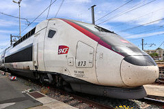 Motrice TGV Océane d'Alstom Gare Saint Jean à Bordeaux | Photo Bernard Tocheport
