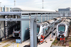 Bordeaux zone de maintenance TER Nouvelle Aquitaine | Photo Bernard Tocheport