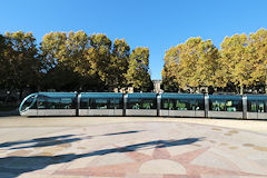 Tram de Bordeaux et rose des vents -  photo 33-bordeaux.com