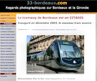 Présentation en photos du tram de Bordeaux