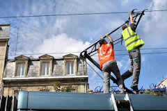 Tramway de Bordeaux remise en service caténaire -  photo 33-bordeaux.com