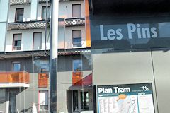 Bordeaux tramway ligne A station LES PINS | Photo Bernard Tocheport