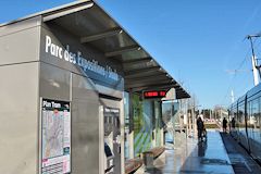 Bordeaux tramway ligne C station Parc des expositions | Photo Bernard Tocheport