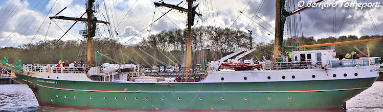 Voilier Alexander Von Humbolt 2 à Bordeaux | Photo Bernard Tocheport