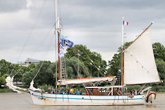 Arawak Ketch aurique à Bordeaux | Photo Bernard Tocheport