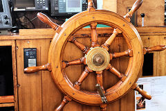 Barre intérieure du Belem 3 mâts barque à Bordeaux | Photo Bernard Tocheport