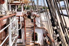 A bord du Belem 3 mâts barque à Bordeaux | Photo Bernard Tocheport