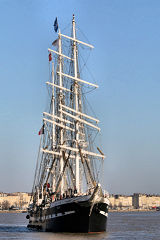 Février 2017 arrivée du Belem à Bordeaux | Photo Bernard Tocheport