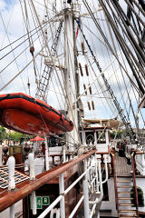 Juin 2022 visite du Belem à Bordeaux pour la fête du Vin | Photo Bernard Tocheport