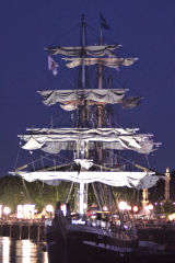 Belem 3 mâts barque à la Fête du Fleuve de Bordeaux | Photo Bernard Tocheport