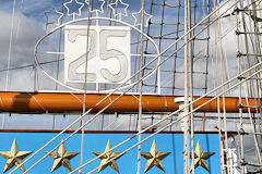 Les 25 ans du Cuauhtemoc 3 mâts barque du Mexique à Bordeaux | Photo Bernard Tocheport