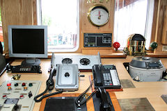 Equipements de navigation du Cuauhtemoc 3 mâts barque du Mexique à Bordeaux | Photo Bernard Tocheport