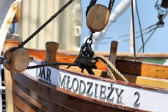 Canot de sauvetage du voilier polonais Dar Mlodziezy | Photo Bernard Tocheport