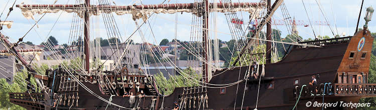 Voilier El Galeon à Bordeaux | Photo Bernard Tocheport