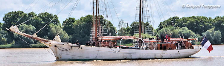 Goélette Marine Nationale l'Étoile à Bordeaux | Photo Bernard Tocheport