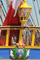 Fanal et armoiries de l'Hermione à Bordeaux | photo 33-bordeaux.com