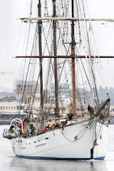 Le Marité à Bordeaux devant le quai des marques | Photo Bernard Tocheport