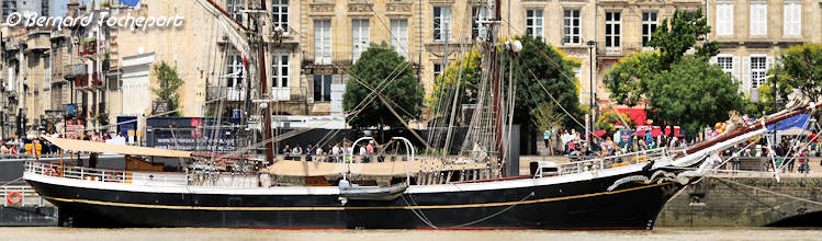Bordeaux le Morgenster voilier des Pays Bas | Photo Bernard Tocheport