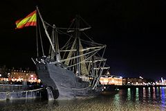 Nao Victoria voilier trois mâts à Bordeaux s'amarant aux quais de Bordeaux | Photo Bernard Tocheport