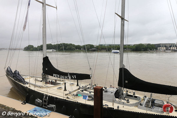 Pen Duick VI voilier de course d'Éric Tabarly à Bordeaux | Photo Bernard Tocheport
