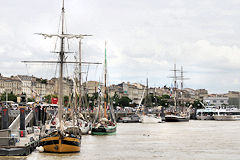 Le Renard lors du rassemblement des voiliers à Bordeaux en 2018 | Photo Bernard Tocheport