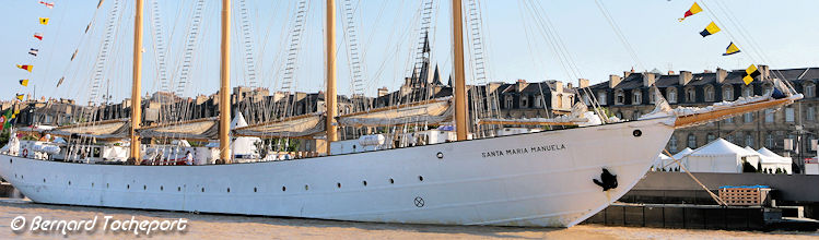 Bordeaux goélette 4 mâts Santa Maria Manuela du Portugal